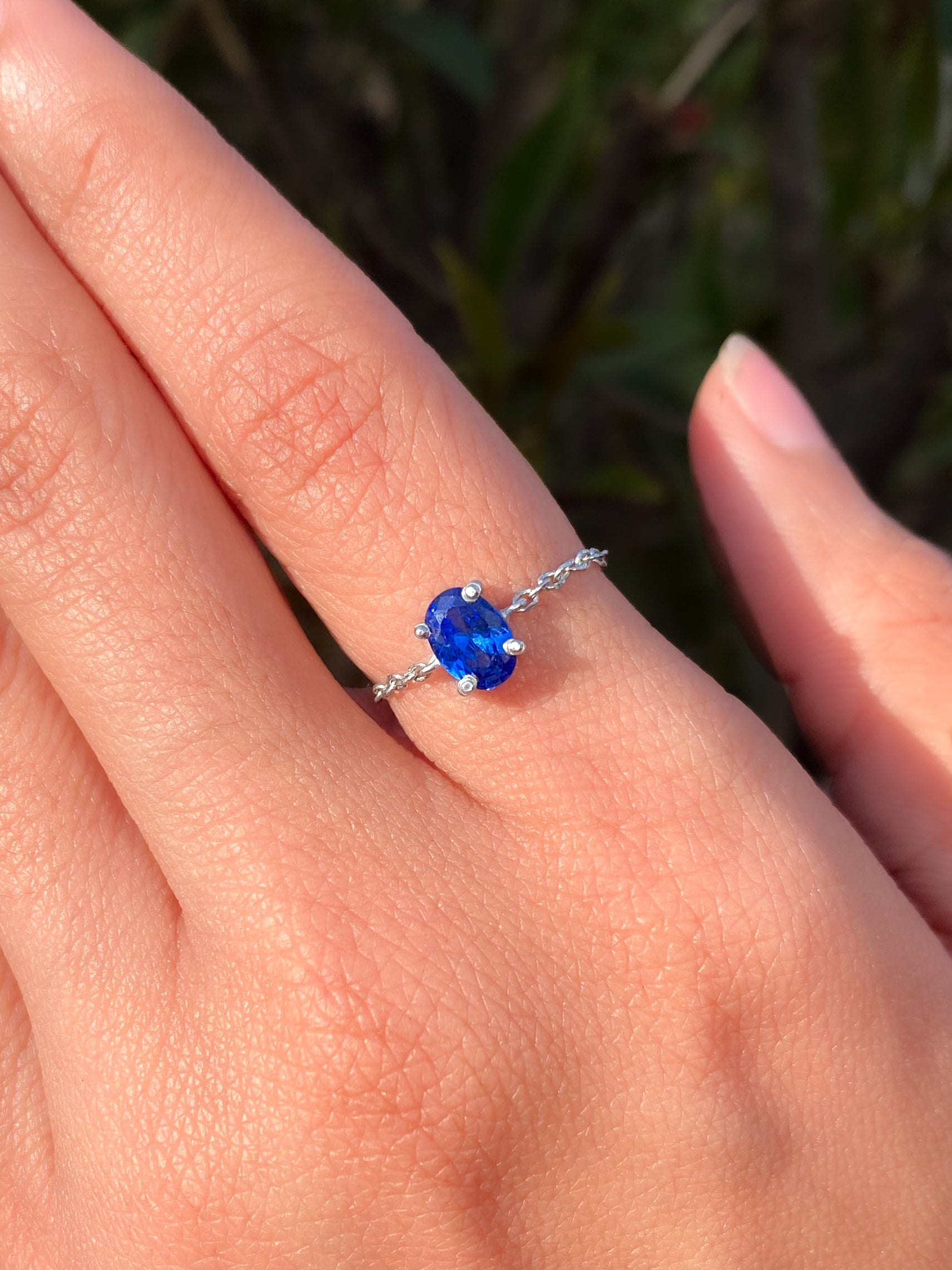 Starry Night Adjustable Chain Ring